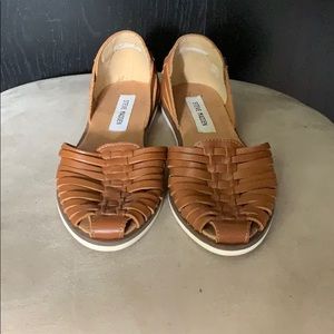 Steve Madden Hillarie Round Toe Leather flats